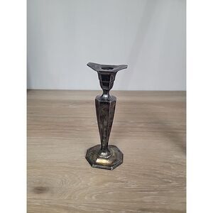 1‎ Wallace Candlestick Holders V1724 Silverplate 9 Inches High